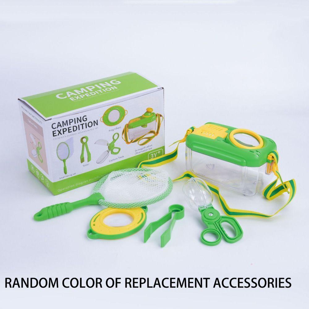 С лупой исследование насекомых на открытом воздухе инструменты для приключений на природе детские подарки