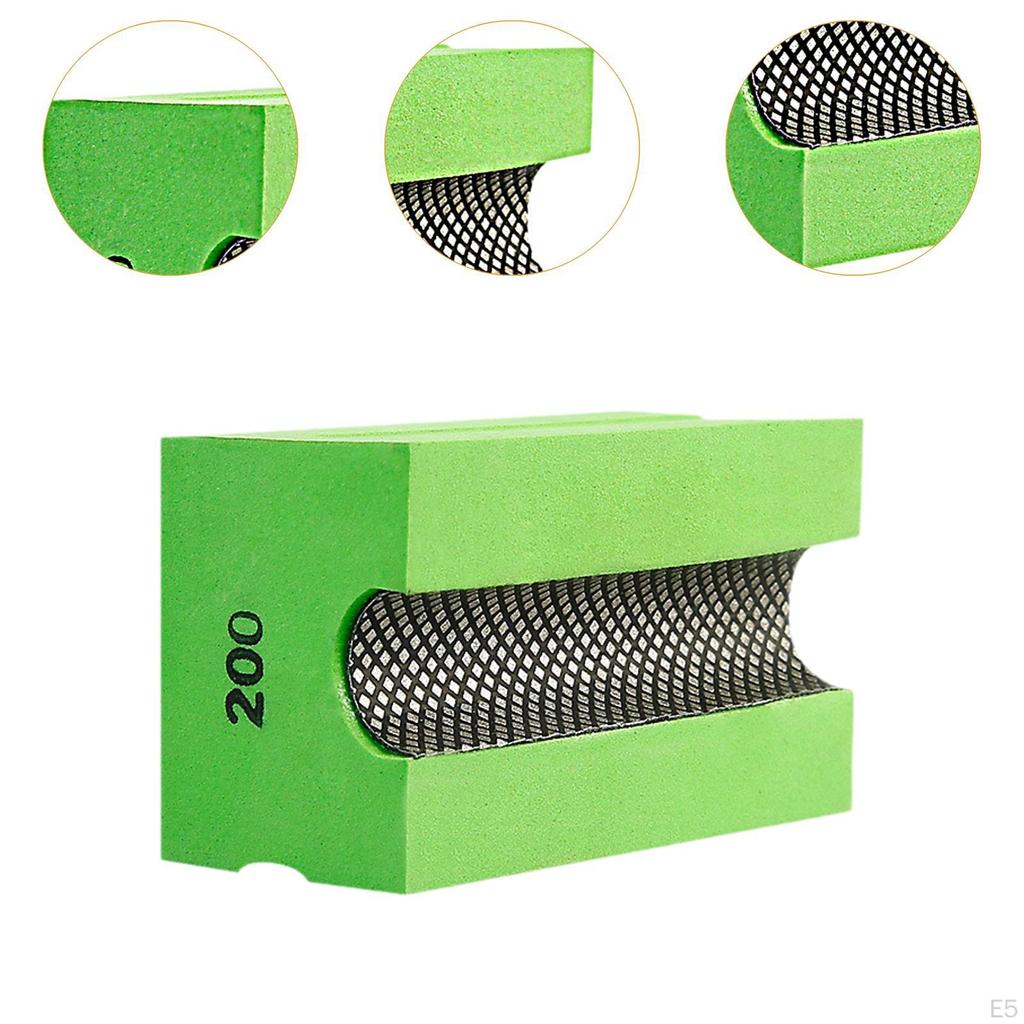 Вогнутый ручной шлифовальный блок ARC Edge Tool Многофункциональный алмазный полировальный диск