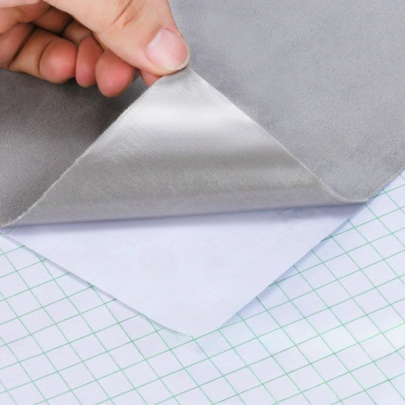 50см*138см Разноцветный Эластичный Самоклеящийся Бархат Липкий Бархат Ткань для Стен для DIY Домашнего Декора