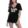 Women's T-Shirt The Walking Cat - Funny Cat Tee Shirt