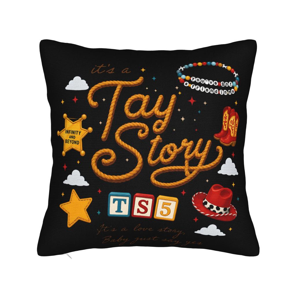 CartoonI Knew It I Knew You Square Pillow Case TS Cushion Covers Creative Zipper Decor Pillowcase for Living Room