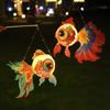 Yousheng Goldfish Lantern DIY Assembly Handheld Lantern for Kids Battery Powered Chinese Traditional Lantern for Mid-Autumn Festival Spring Festival