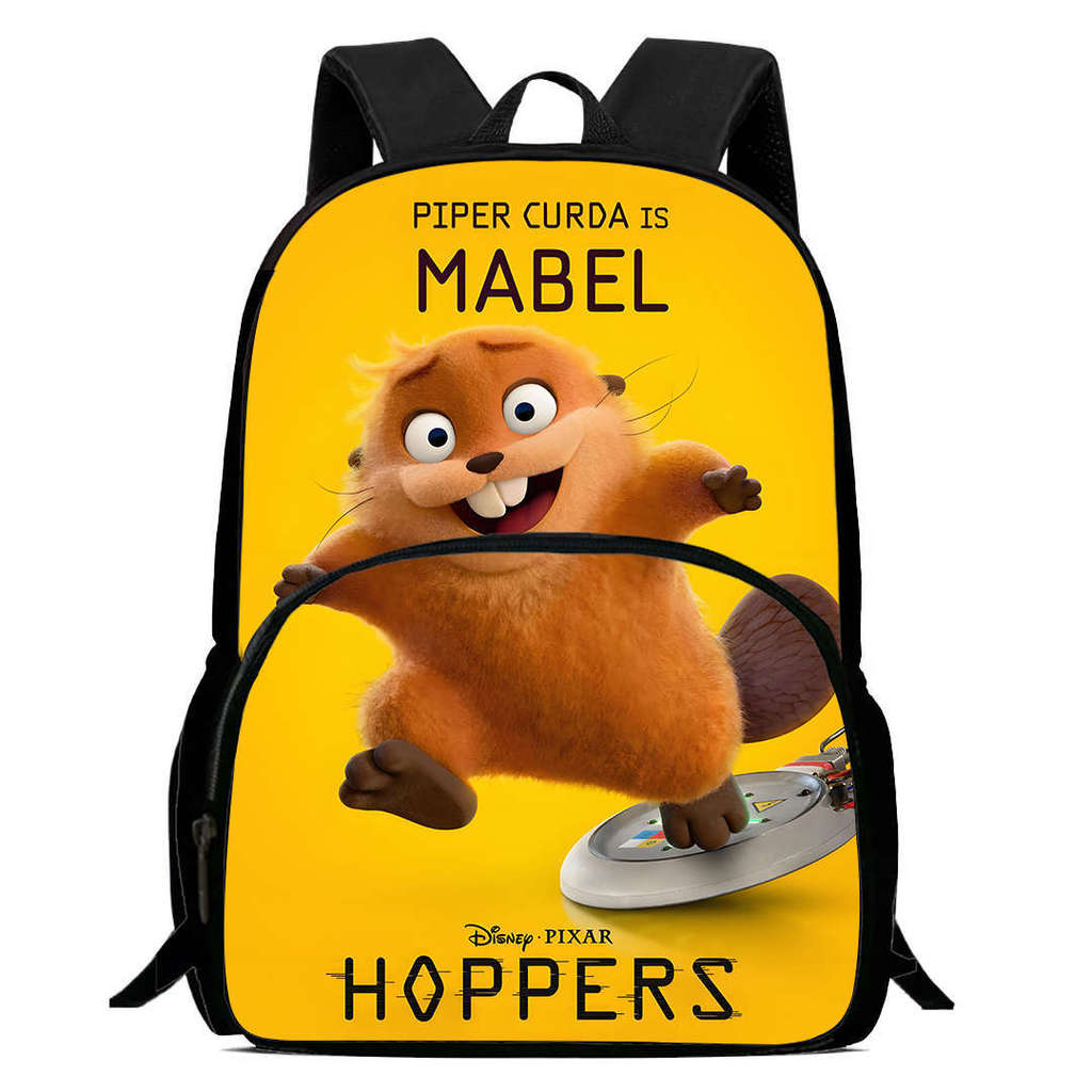 Милый студенческий рюкзак Hoppers из износостойкой ткани с мягкими лямками для начальной школы