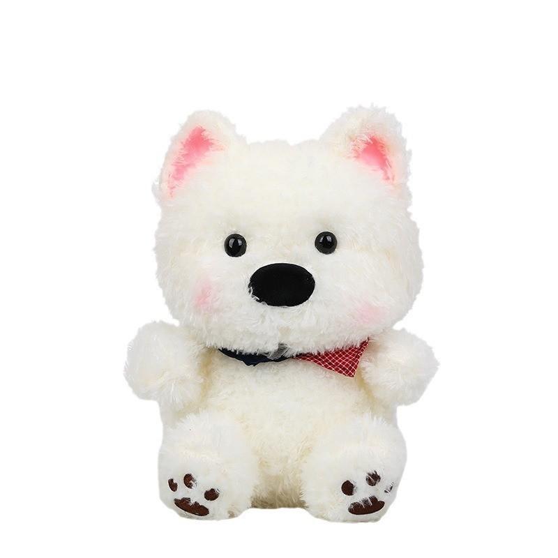 Adorable West Highland Terrier Plush Toy Soft Dog Stuffed Animal Perfect Birthday Gift