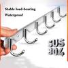 Stainless Steel Wall Hooks For Hanging Wall Key Holder Towel Holder Coat Hook Bag Hanger