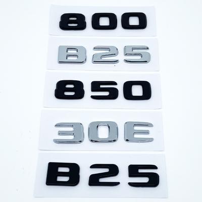 Черные серебряные буквы B25 30E 900 850 800 700 ABS эмблема для Brabus E W212 W213 на багажник автомобиля наклейка с логотипом