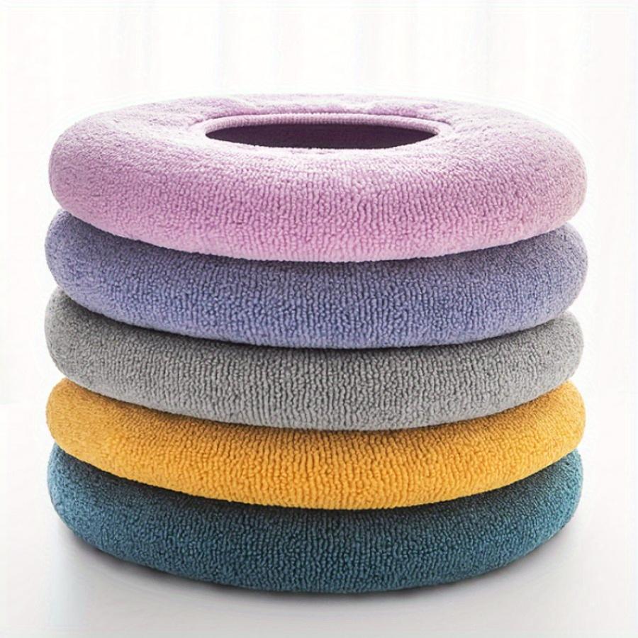 1PC Universal Toilet Seat Cushion Four Seasons Thickened Toilet Cover Knitted Washable Household Toilet Seat 5 Colors To Choose from