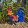 Metal Rooster Garden Stake Weather-proof Heavy Duty Outdoor Patio Yard Lawn Realistic Rooster Iron Spike Stick Decoration Ornament