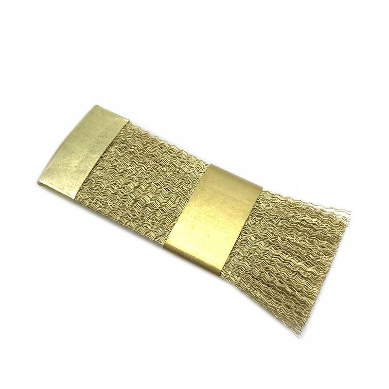 10pcs Bur Cleaning Brass Wire Brush Nail Drill Bits Cleaning Brush Copper Wire Brushes Dental Burs Files Stand Cleaning Tool