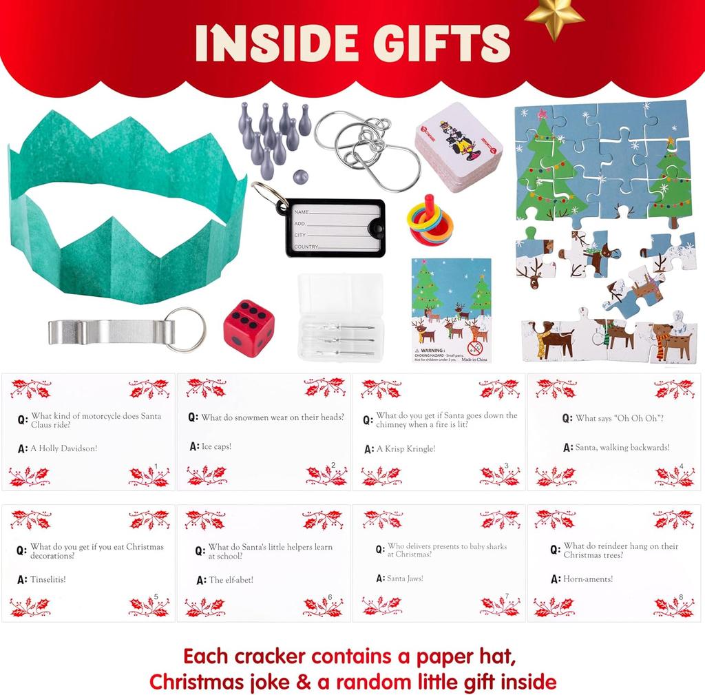 JOYFY 8 шт. Рождественский сувенир для вечеринки Дизайн щелкунчиков без щелчка Сувениры для стола на вечеринку с принадлежностями для сувениров для детей и взрослых Подарок