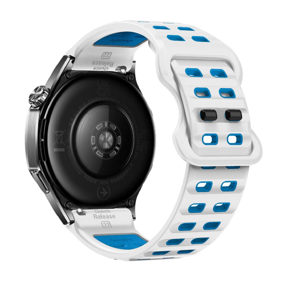 22 мм Мужской ремешок для часов Силиконовый браслет для Huawei watch GT 6 46 мм GT6Pro GT5 GT4 GT3 GT2 GT2E Аксессуары для ремешка