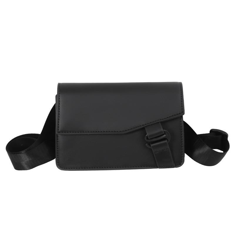 Небольшие квадратные сумки из полиуретана на плечо и через плечо для женщин и мужчин, простые, компактные, повседневные, универсальные, модные, нагрудные