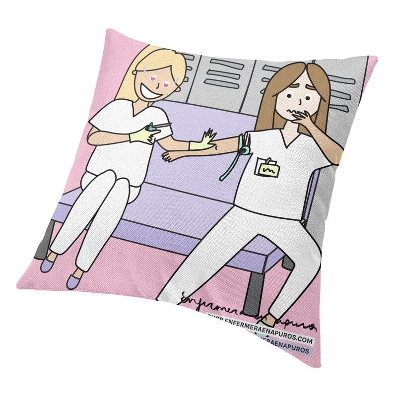 Медсестра в беде Наволочка для подушки с принтом Nurse Medicine 40x40 см Декор для дома 3D-печать Наволочка для декоративной подушки для автомобиля Двусторонняя