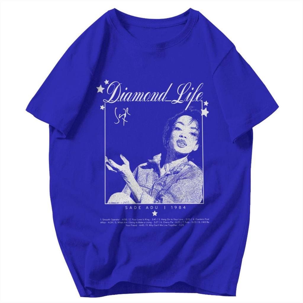 Мужская футболка Diamond Life Folasade Adu Подарки для фанатов джаза Pops Y2K Графический Качественная Унисекс Одежда Футболки