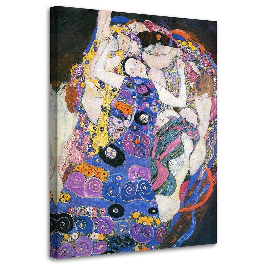 Canvas Print, Virgin - G. Klimt Reproduction