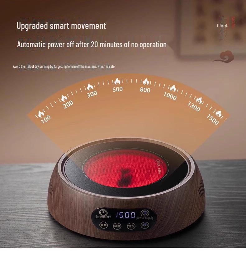 Умная электрическая керамическая печь для заваривания чая Kangmi 1500 Вт с подарочной упаковкой