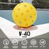 Pickleball 74MM Durable 40 Holes Outdoor 6/12/24Pcs Pickleballs 26g Outdoor for Competition Pickleball Packs of Pickleballs