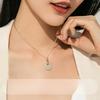 Ожерелье с пряжкой Ping An Женское Компактный Пояс Кулон Жуйи Китайский Стиль Guochao Ключичная Цепь Для Девушки Премиум