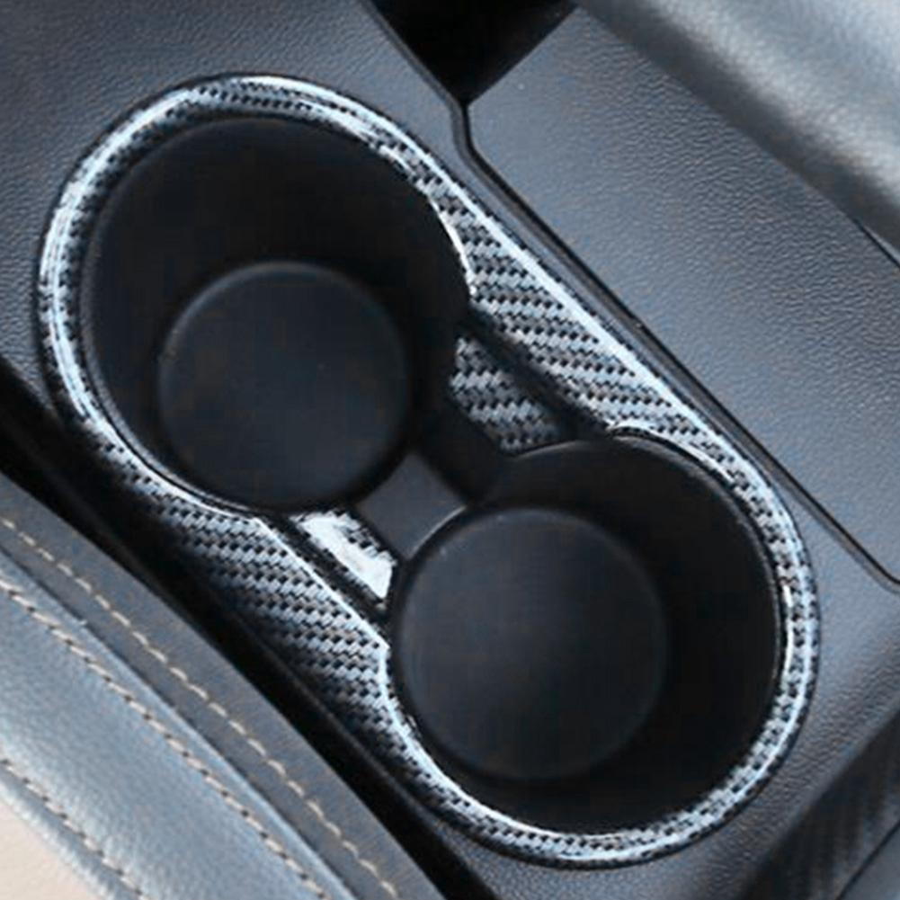 1 шт. Накладка-декорация на рамку подстаканника передней панели для MG ZS 2017 2018, углеволокно