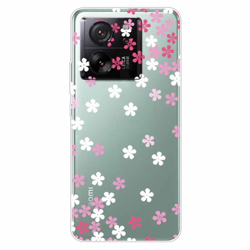 Soft Clear Cover For Xiaomi 13T Case TPU Lovely Cat Silicone Covers For Xiaomi Mi 13T Cases Transparent for Xiaomi13T Bumpers