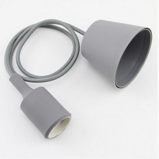 Красочные подвесные светильники, силикагель E27, цоколь, лампы Эдисона, бар, ресторан, художественный кулон