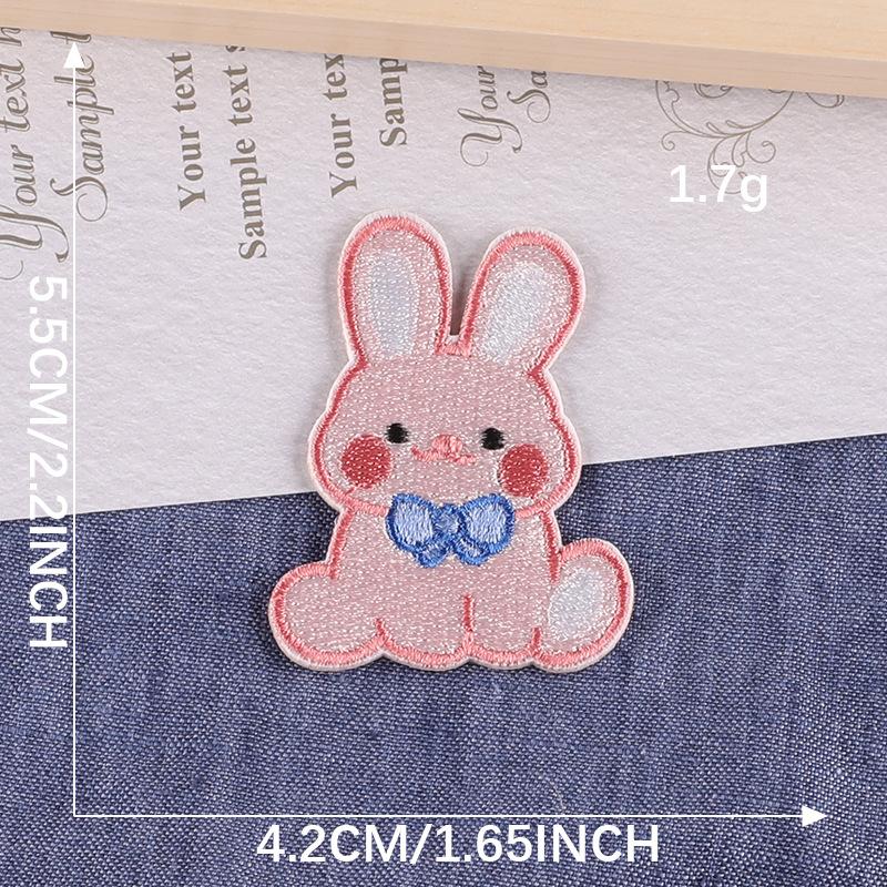 Компьютерная вышивка Этикетка Мультфильм Милые животные Аватар Вышивка Чжан Цзай Аксессуары для одежды Аксессуары для одежды Нашивка Самоклеящаяся наклейка на ткань