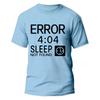 Artistic Computer 404 Error Not Found T Shirt Funny Birthday Gifts for Men Coder Geek Programmer T-shirt Summer Casual Tee Tops