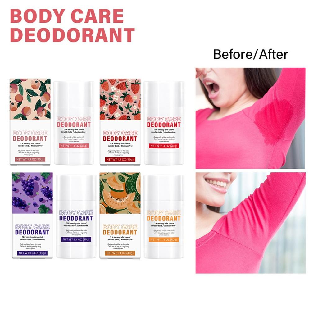 Whole Body Deodorant Stick Odor Control Long-Lasting Armpit Odor Remove Sweat Refreshing Antiperspirant Stick