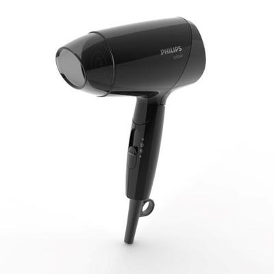 Складной портативный фен Philips (БХК010) Черный 1200 Вт