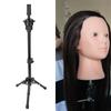 Hairdressing Training Head Holder Salon Model Mannequin Head Tripod Stand Black
