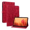 For Samsung Galaxy Tab A7 10.4 (2020) (SM-T500 (Wi-Fi only); SM-T505 (LTE)).PU Leather Exquisite Floral Embossed Design Tablet Case