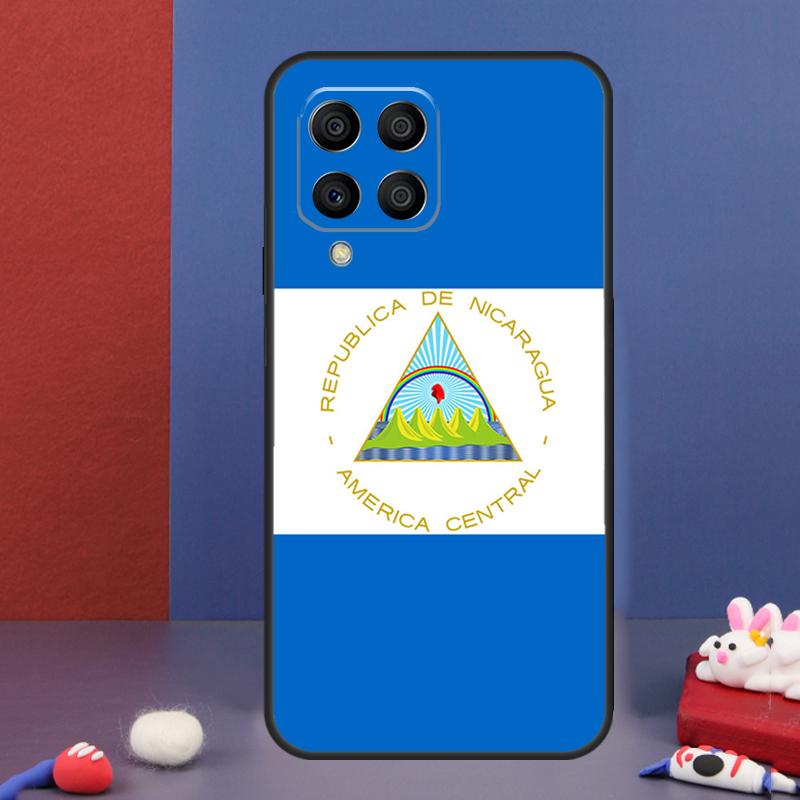 Чехол с флагом Никарагуа для Samsung Galaxy M31 M21 M11 M13 M54 M34 M14 M56 M36 M16 M53 M32 M52 M35 M55 M15 M06