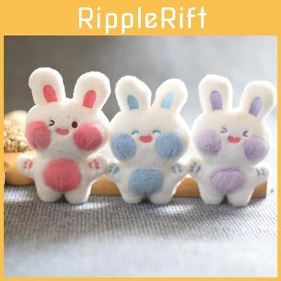 Очаровательный плюшевый брелок-кролик Ультрамягкий короткошерстный кролик Украшение для сумки