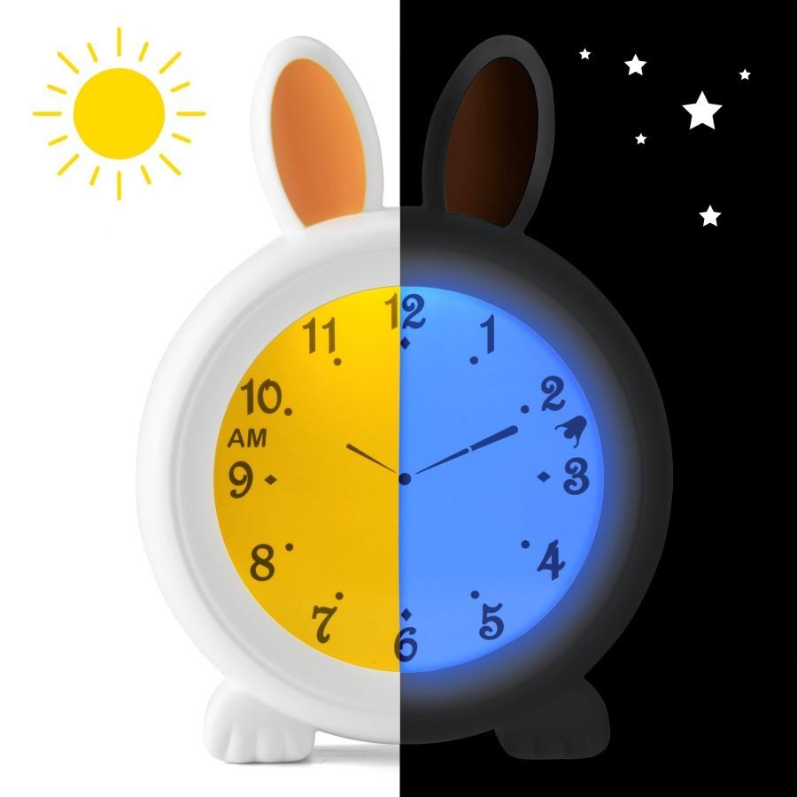 Ночник с будильником, тренер сна Alecto BC100BUNNY , Alecto