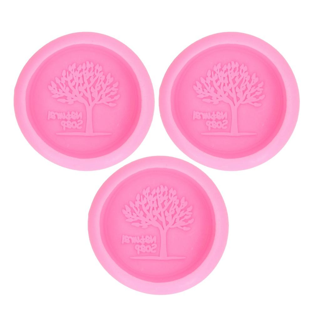 3PCS Non Stick Silicone Soap Mold Flexible Silicone Cake Mold New Candle Making Mold Baking