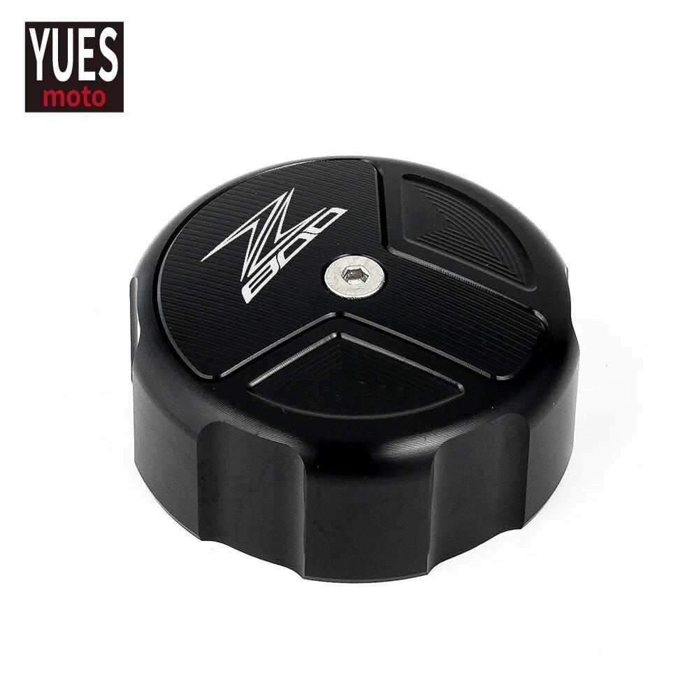 Motorcycle Accessories CNC Front & Rear Brake Fluid Cylinder Master Reservoir Cover Cap For KAWASAKI Z800 2013 2014 2015 2016