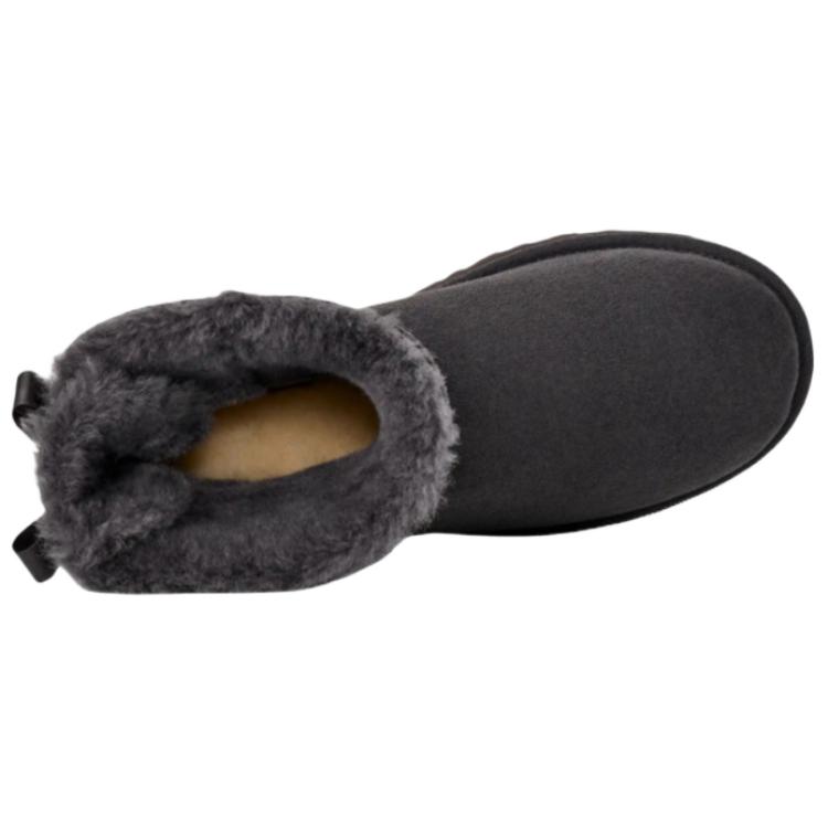 UGG Мини Bailey Bow II Простые Удобные Зимние Ботинки Женские ботинки 1016501-OBS