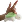 PP Cotton Plush Turtle Key Ring With Sound Green Doll Key Ring  Couple Gift
