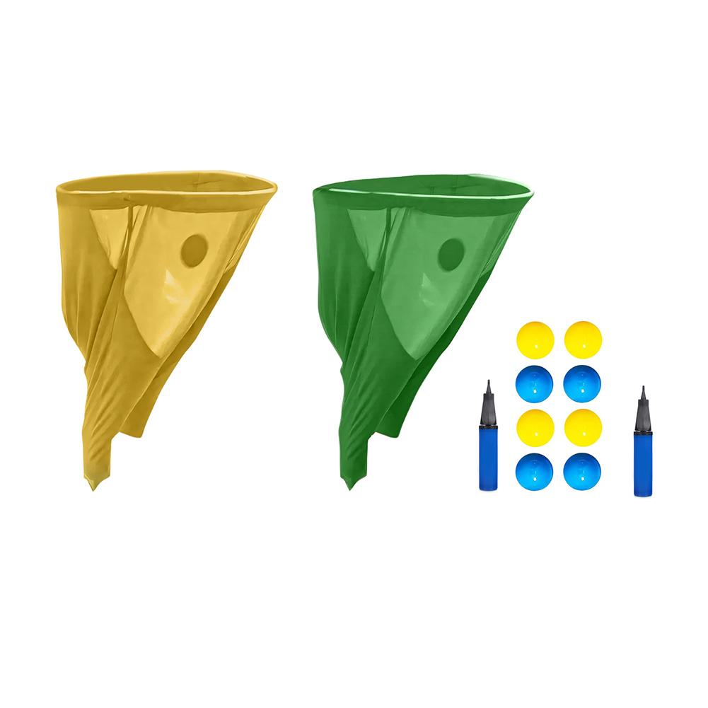 Granny Pants Field Family Reunion Game with 4 Bouncy Balls Outdoor Games Set with Oversized Pants for Outside Backyard Field Day