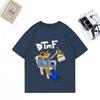 2025 Summer Bad Bunny Summer Funny 100 Pure Cotton Printed Tshirt Men Women Hip Hop Streetwear Short Sleeve Tops Oversized Y2k