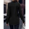 Женский приталенный кардиган на пуговицах с двумя дверцами, атласные лацканы с длинными рукавами, блузки и рубашки