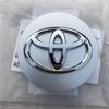 4pcs 62mm Car Styling Wheel Hub Center Caps Rim Cover Badge Emblem For Corolla Yaris CHR Rav4 Auris Avensis