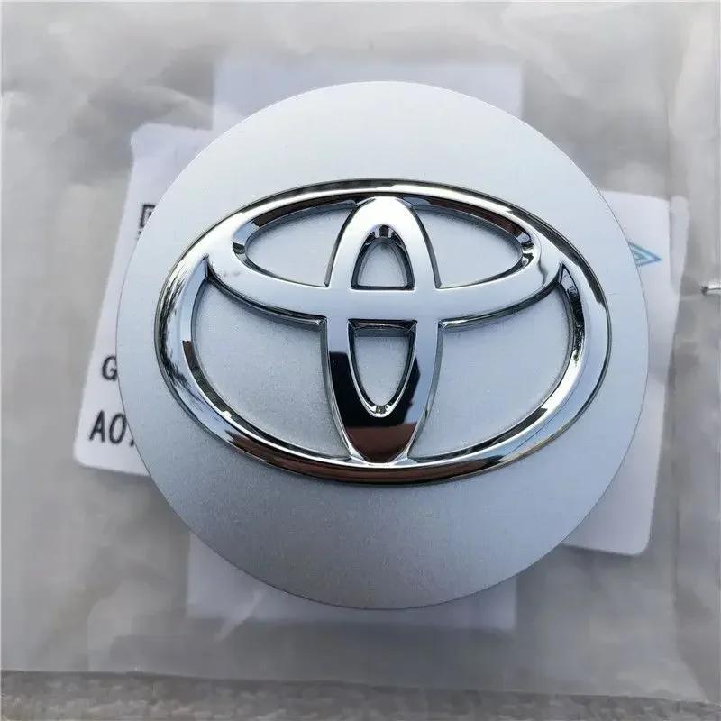 4pcs 62mm Car Styling Wheel Hub Center Caps Rim Cover Badge Emblem For Corolla Yaris CHR Rav4 Auris Avensis