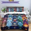3pcs Duvet Cover Set (1*Duvet Cover + 2*Pillowcase, Without Core), Saint Seiya Print Bedding Set, Bedroom Decor, All‑Season, Birthday Gift