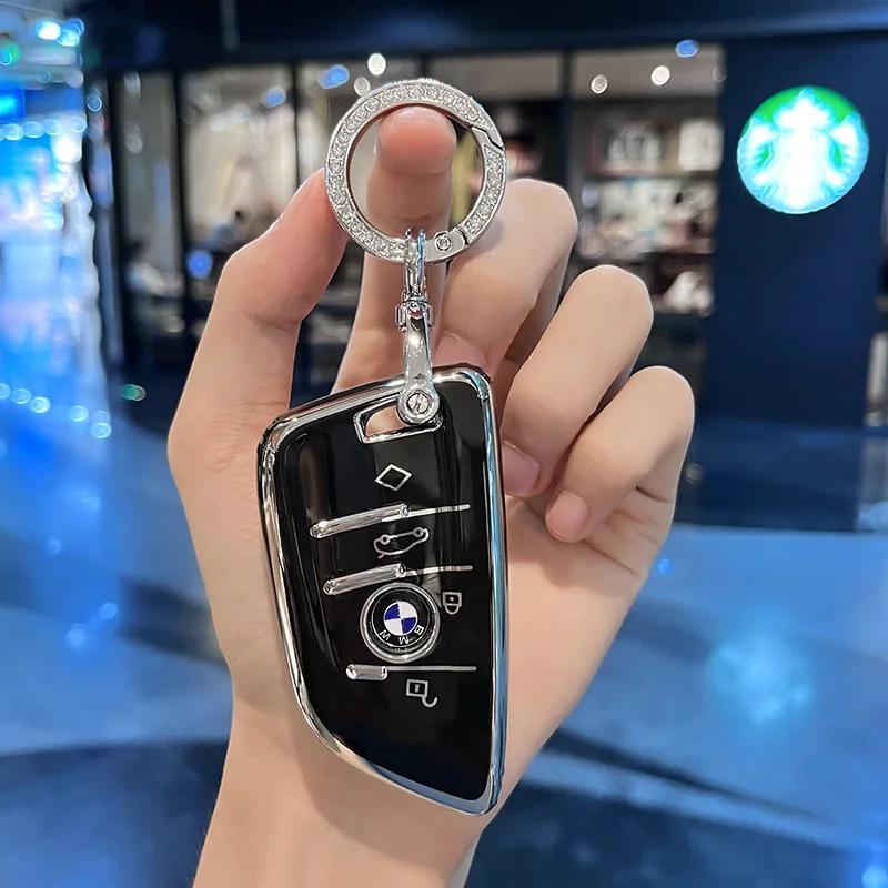 Горячий 2025 TPU Чехол-оболочка-защита для брелока автомобиля Для BMW 1 3 5 7 Серии X1 X3 X5 X6 F34 F10 F11 F20 F25 G30 M2 M3 M4 F15 F