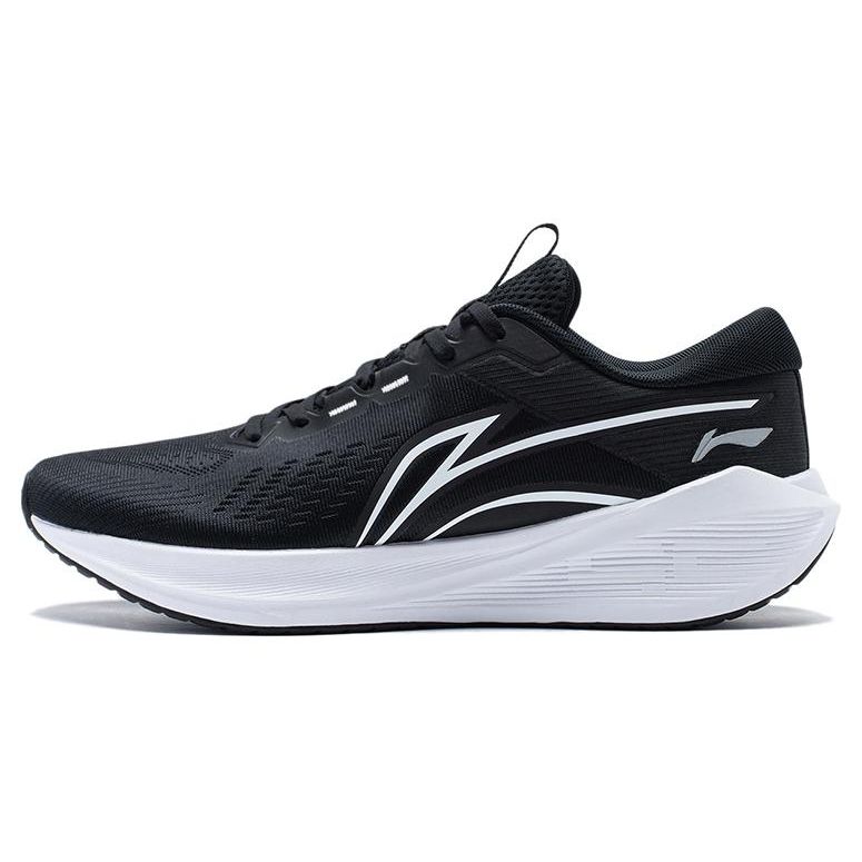 Li Ning Wushi Lite V2 Lightweight Shock Absorption Non-Slip Wear-Resistant Rebound Low-Top Running Shoes Men Sneaker Black ARST053-3