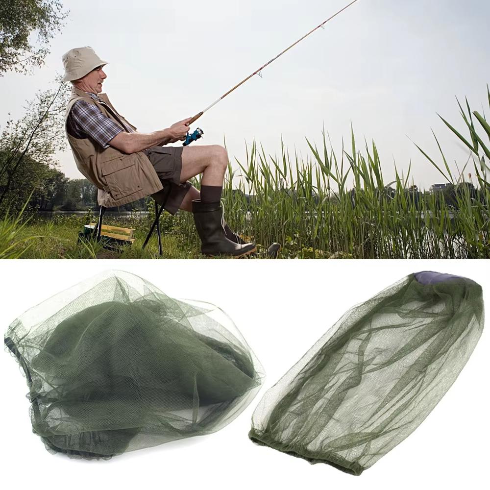 Anti Mosquito and Insect Bite Mesh Hat 1pc Outdoor Fishing Cap Anti Mosquito Insect Hat Garden Beekeeping Hat Protective Tool