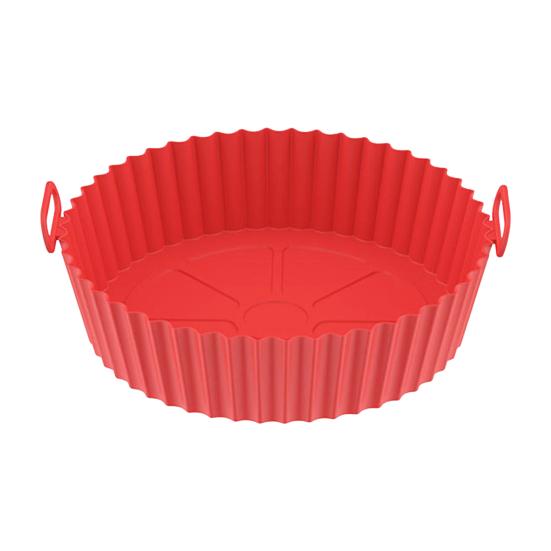 Силиконовые подставки для жарки Противень для выпечки с циркуляцией воздуха Двусторонняя сковорода для готовки Корзина для фритюрницы без жира Кухонный аксессуар