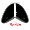 2pc Glossy Pearl Black Side Mirror Cover for VW Golf GTI MK8 VIII 8 R GTD GTE E-Golf cap     2024 replace auto