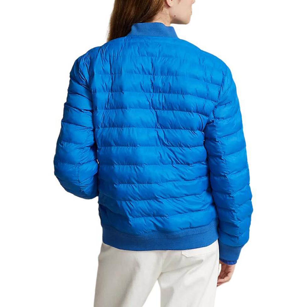 Polo Ralph Lauren Iconic вышитый логотип пони хлопковая куртка женская куртка синяя 211924043-001